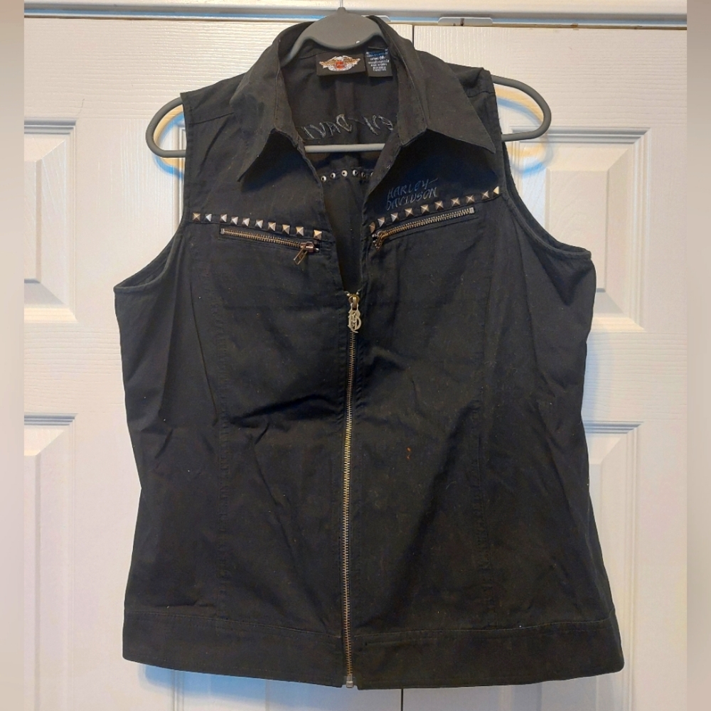 Harley Davidson Studded Vest